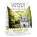 Wolf of Wilderness granule, 1 kg - 10 % sleva - Adult "Soft - Green Fields" - jehněčí