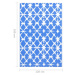 Venkovní koberec PP modrá / bílá Dekorhome 190x290 cm,Venkovní koberec PP modrá / bílá Dekorhome