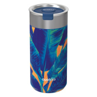 QUOKKA - Nerezový termohrnek se sítkem BLUE JUNGLE, 400ml, 40070