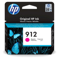 HP 912 originální inkoustová kazeta purpurová 3YL78AE Růžová