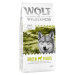 Výhodné balení: 2 x 12 kg Wolf of Wilderness granule - Adult Green Fields - jehněčí
