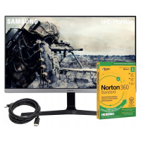 Monitor Samsung 28 U28R550 Ips 4K Hdr Hdmi +Antivirus Norton 360 Bonus