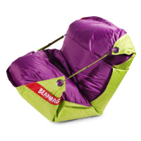 BEANBAG Sedací vak 189x140 duo limet - purple