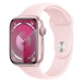 Apple Watch S9 45 mm sport band M/L smart hodinky Pink