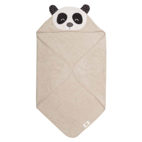 Béžový dětský ručník z froté bavlny Södahl Panda, 80 x 80 cm