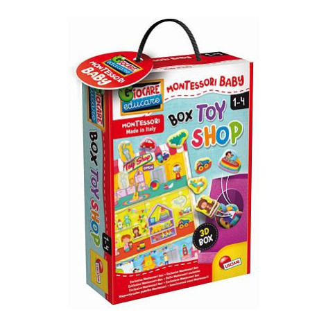 Lisciani MONTESSORI BABY BOX TOY SHOP - Vkládačka hračky