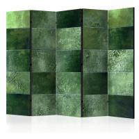 Paraván Green Puzzle Dekorhome 225x172 cm (5-dílný),Paraván Green Puzzle Dekorhome 225x172 cm (5