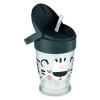 LOVI Hrníček se slámkou SALT&PEPPER JUNIOR 250ml