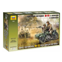 Model Kit figurky 3639 - Soviet WWII Motorcycle M-72 (1:35)