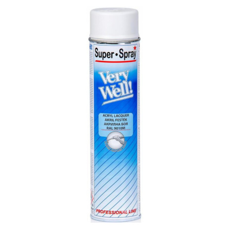 Sprej VeryWell RAL9010 mat 600ml Motip