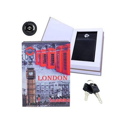 HurtDex Bezpečnostní trezor na klíč v knížce Londýn Big Ben