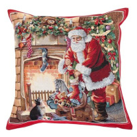 Home of Christmas Santa s dárky 45 × 45 cm, matný