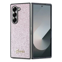 Kryt Guess GUHCZFD6HGGSHP Z Fold6 F956 pink hardcase 4G Glitter Script (GUHCZFD6HGGSHP)