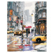 Diamantové malování - ŽLUTÉ TAXÍKY V NEW YORKU (RICHARD MACNEIL) Rozměr: 40x50 cm, Rámování: vyp