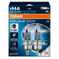 OSRAM H4 12V 100/90W P43t COOL BLUE BOOST 5500K 2ks NO ECE 62193CBB-2HB