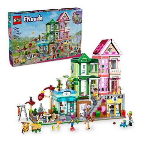 LEGO® Friends 42670 Apartmány a obchody v městečku Heartlake