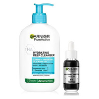 GARNIER PureActive Serum a Cleanser Set 280 ml