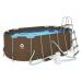 Zahradní bazén s filtrací a žebříkem 427 x 275 x 100 cm