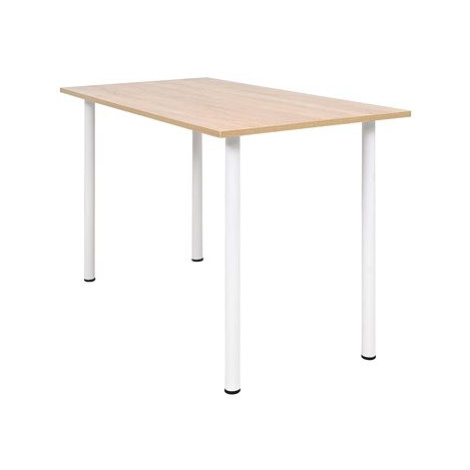 Jídelní stůl 120x60x73 cm barva dub a bílý SHUMEE
