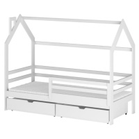 Posteľ Domček Lila 90x200 white