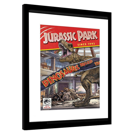 Obraz na zeď - Jurassic Park - Comics ABY STYLE