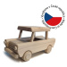 Gaboni 92245 Dřevěné auto Trabant, 24 x 9 x 11 cm