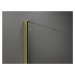 MEXEN/S Kioto Sprchová zástěna WALK-IN 155 x 110 cm, transparent, zlatá 800-155-202-50-00-110
