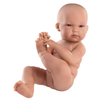 Llorens 63502 NEW BORN HOLČIČKA - realistická panenka miminko s celovinylovým tělem - 35 cm