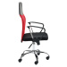 Ak furniture Kancelářská židle FULL na kolečkách červená/černá