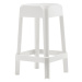 PEDRALI - Nízká barová židle RUBIK 582 DS - bílá