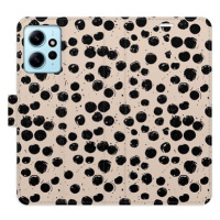 iSaprio Flip pouzdro Dotted 02 pro Xiaomi Redmi Note 12 5G