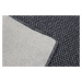 Vopi koberce Kusový koberec Nature antracit čtverec - 100x100 cm
