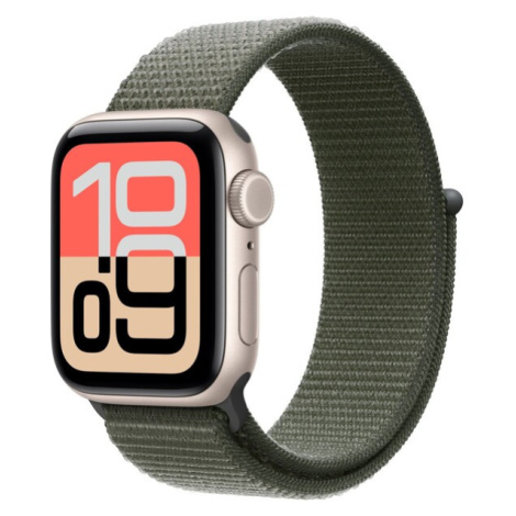 Apple Watch 41/40/38mm piniově zelený provlékací sportovní řemínek