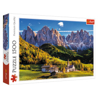 Trefl Puzzle 1500 - Údolí Val di Funes, Dolomity, Itálie