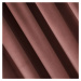 Dekorační velvet závěs s řasící páskou PIERRE CARDIN tmavě růžová 140x270 cm (cena za 1 kus) MyB
