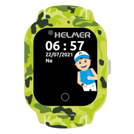 Helmer Chytré dotykové hodinky s GPS lokátorem a fotoaparátem - LK 710 4G zelené dörner + helmer