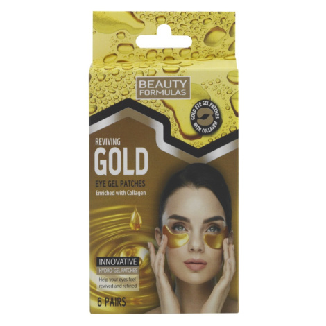 Beauty Formulas Gelové masky pod oči s kolagenem 6 párů