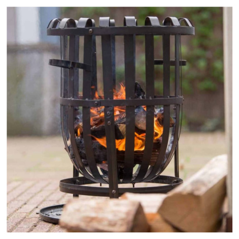 Přenosné ohniště s grilem černá Dekorhome,Přenosné ohniště s grilem černá Dekorhome vidaXL