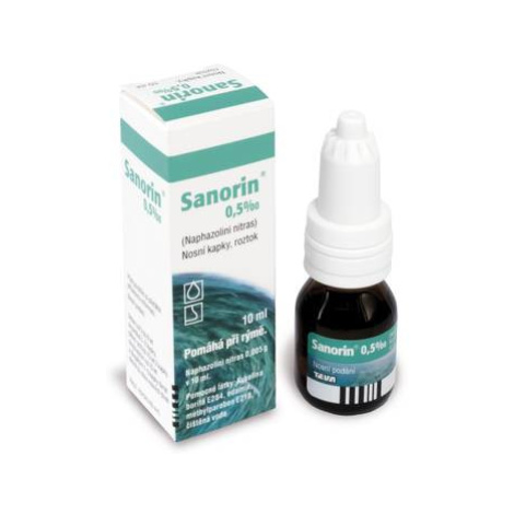 Sanorin 0,5mg/ml nosní kapky 10ml