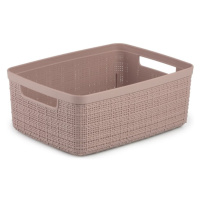 Curver Úložný box Jute S, 5 L, růžový