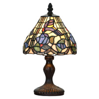 Clayre&Eef Stolní lampa 5LL-6181 ve stylu Tiffany, Ø 18 cm