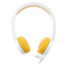 BuddyPhones Drátová sluchátka pro děti BuddyPhones School+ (žlutá)