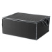 Compactor textilní úložný box na 2 peřiny 55 x 45 x 25 cm – černý