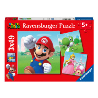 Puzzle dětské Super Mario 3x49 dílků