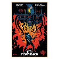 Plakát, Obraz - Stranger Things 4 - Chapter 9 The Piggback, 61x91.5 cm