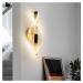 Toolight Nástěnné LED svítidlo Spiral G031-W zlaté