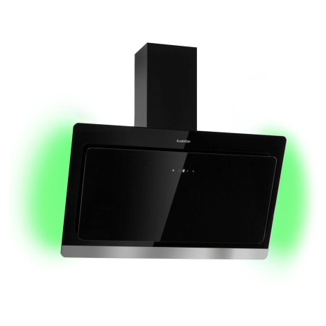 Klarstein Aurora Eco 90, digestoř, 90 cm, nástěnná, 550 m³/h, A+, dotykové ovládání, černá