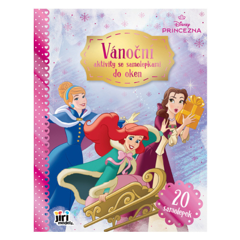 JIRI MODELS Vánoční aktivity se samolepkami do oken Princezny 1 ks JM - Jiří Models