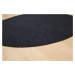 Vopi koberce Kusový koberec Quick step antracit kruh - 57x57 (průměr) kruh cm