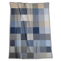 Biederlack Modern Classics Blue Woven deka 150 × 200 cm